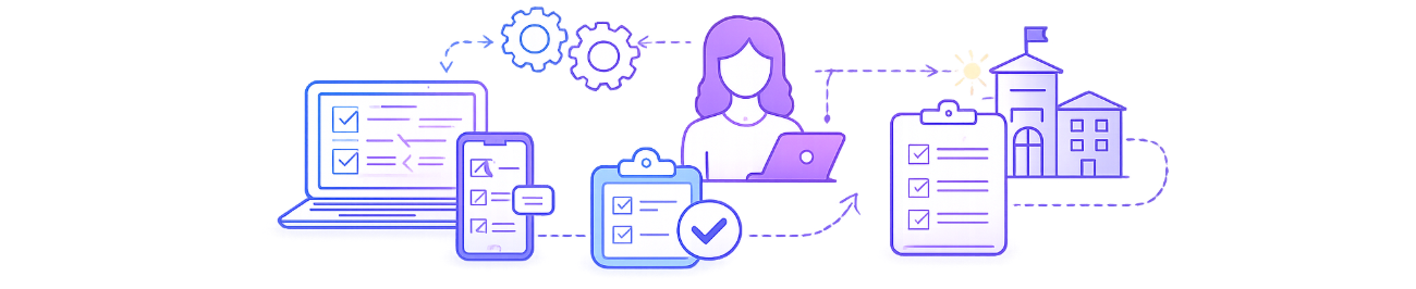 Teacher-first classroom tools illustration